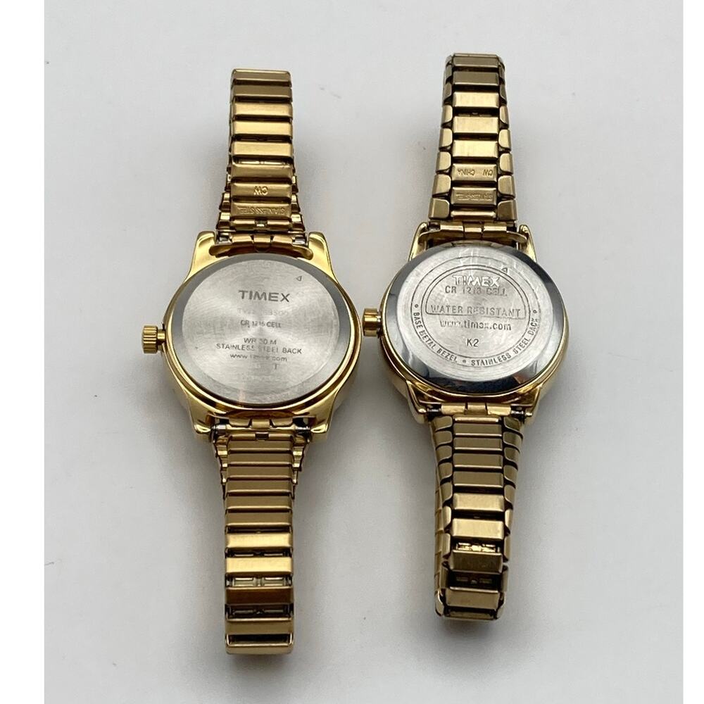 Two Timex Indiglo Women's Watches 25mm - Fresh Batteries - Expandable WR - Picture 10 of 15